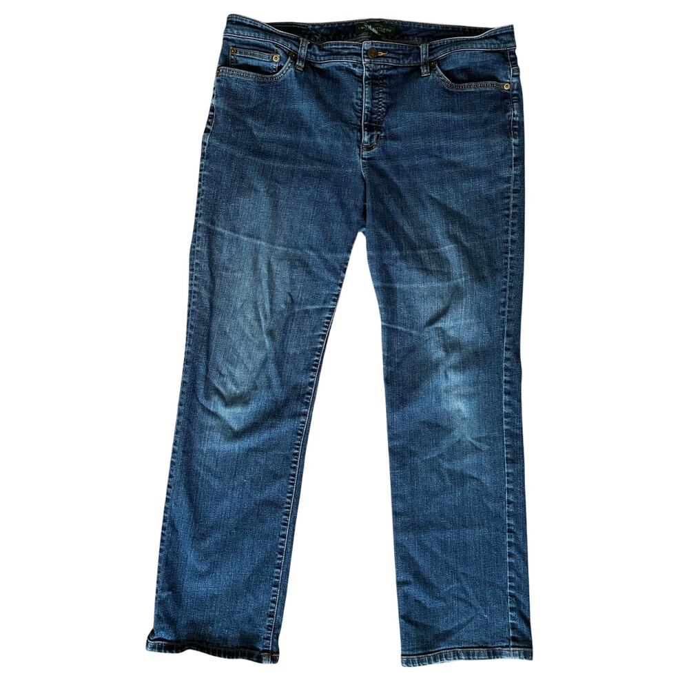 Lauren Ralph Lauren Modern Straight Jeans Women's 16 Everyday